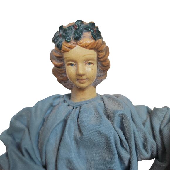 Vintage Paper Mache Kurt Adler Angel 5 inch Christmas Holiday Ornament - Picture 2 of 8